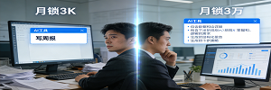 月薪 3K 和 3 万的人，用同一套 AI 工具差距这么大